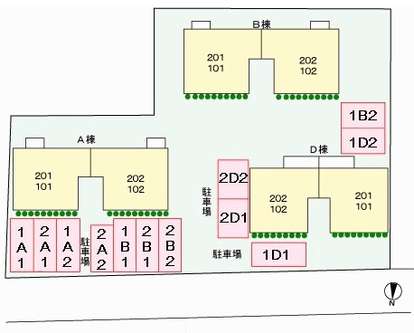 【区画図】 | プラドール　B棟