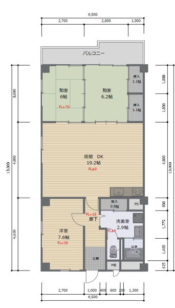 【間取り】 | 藤和城西コープ☆仲介手数料無料☆