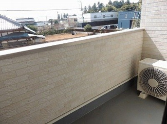 【バルコニー】 | グランつくばⅠ | お洗濯にも便利なバルコニー付き