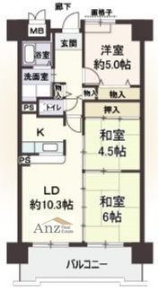 【間取り】 | アメニティ江戸堀