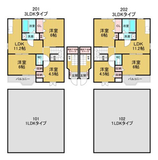 【間取り】 | 磯城郡田原本町大字宮古一棟アパート