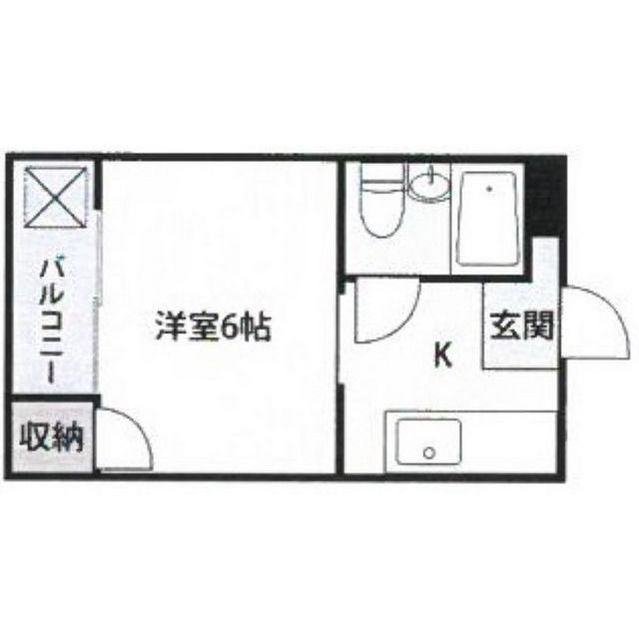 岐阜市北鶉４丁目のアパートの間取り