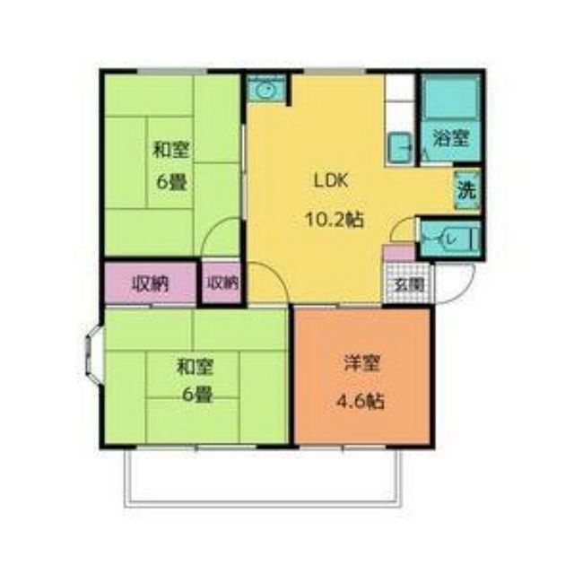 アークビラKの間取り