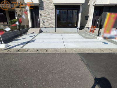 【駐車場】 | 駿河区敷地1期　新築戸建　1号棟 | 並列２台の駐車スペースです♪
