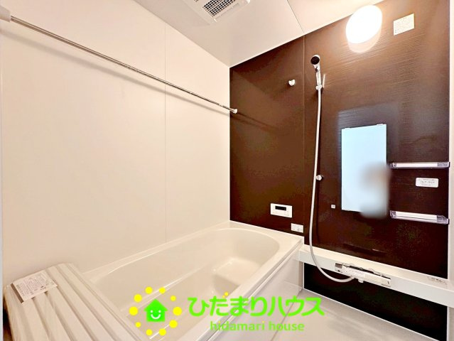 久喜市久喜東27期　新築一戸建て　02　リガーレの浴室|1日の疲れをここで癒せます！