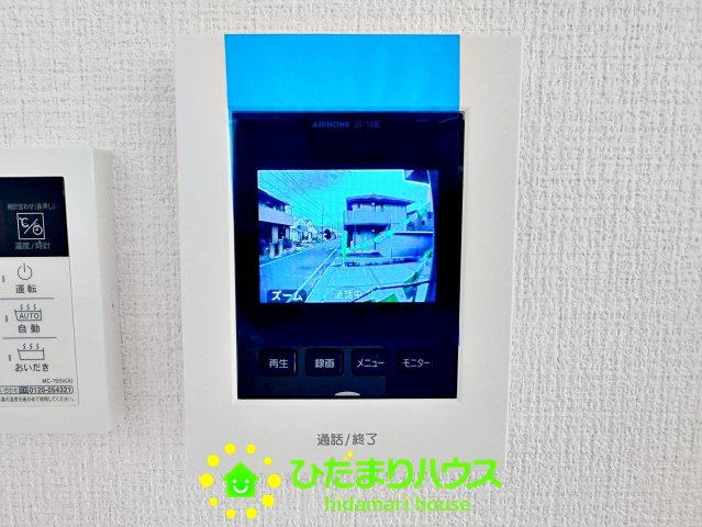 久喜市久喜東27期　新築一戸建て　02　リガーレのセキュリティ|来客時も外が確認できます！