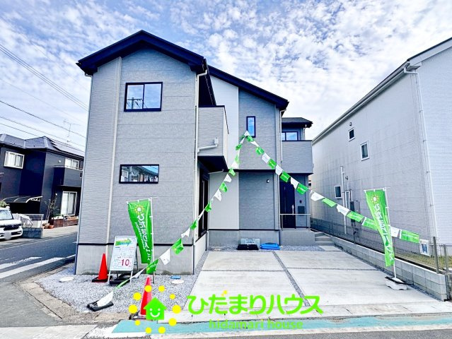 久喜市久喜東27期　新築一戸建て　01　リガーレの外観|お洒落な外観です！