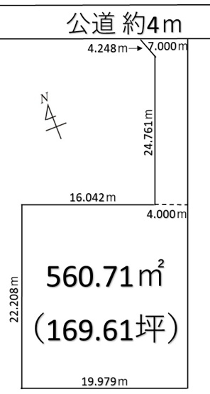 【土地図】 | 深谷市東方　1380万　土地