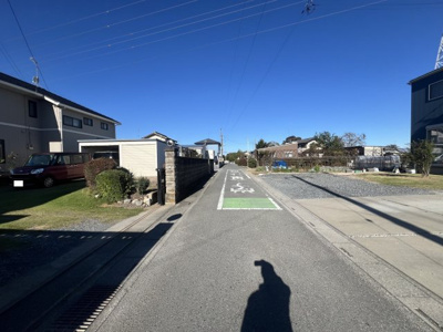 【前面道路含む現地写真】 | 深谷市東方　1380万　土地