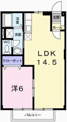 エスポワール御立Ａの間取り