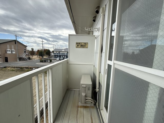 パークサイド３のバルコニー