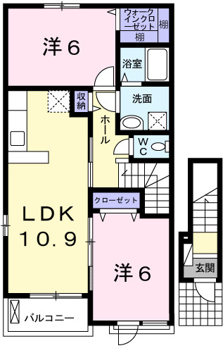グランチャレットⅡの間取り