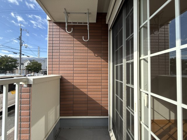 エレガンス・ヴィラＡのバルコニー