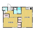 【間取り】 | 1LDKの戸建てです！