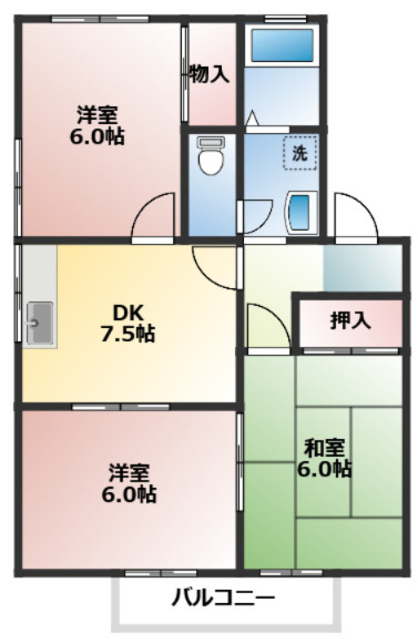 ホープタウンの間取り