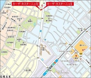 【地図】 | カーザ・カスターニャⅣ