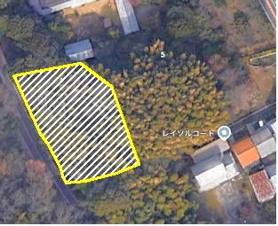 　岐阜市日野西四丁目の土地図