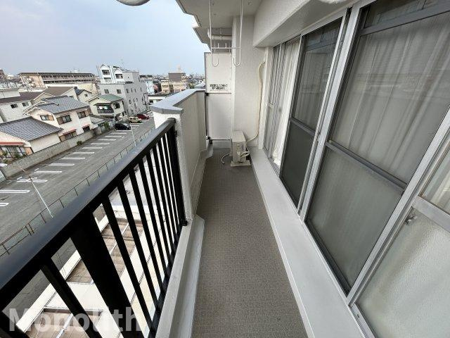 忠岡グリーンハイツのバルコニー