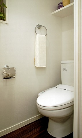 エンクレスト日赤通りのトイレ|落ち着いた色調のトイレです