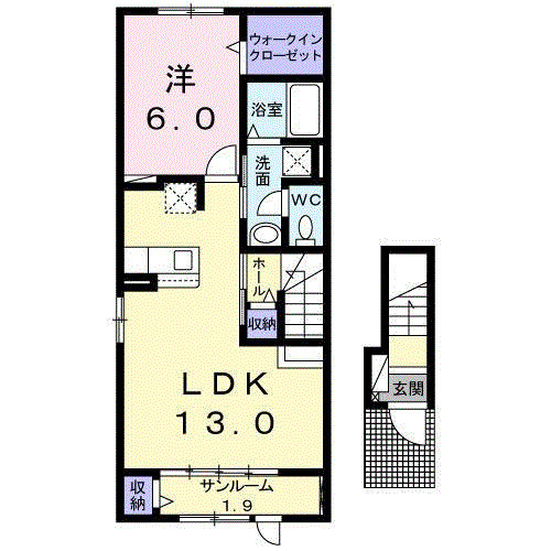 フルリエの間取り