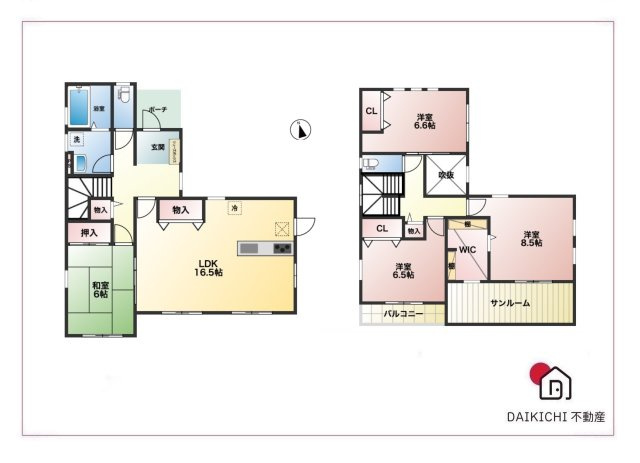 【間取り】 | 熊谷市原島　中古戸建