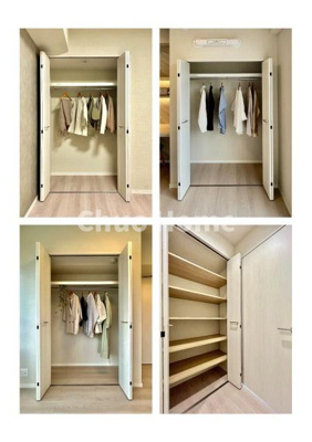 【収納】 | コーポ押上 | 居室にはクローゼットを完備し、自由度の高い家具の配置が叶うシンプルな空間です。お子様の成長と必要になる子供部屋を与えるにはぴったりの間取りですね。