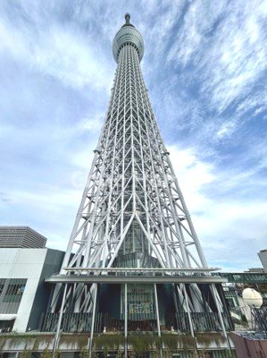 【展望】 | コーポ押上 | 迫力満点のスカイツリーが望めます。