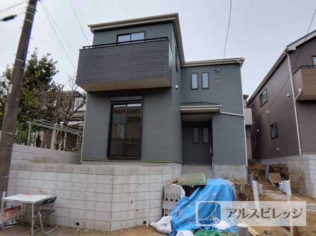 新築/和光市白子3丁目 全3棟 の外観|前面道路含む現地写真です