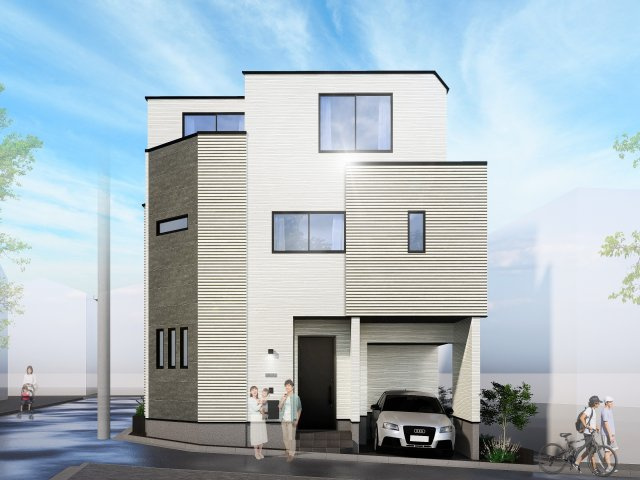 板橋区西台3丁目　建築条件付き売地の外観パース|参考プラン外観パース

現地ご見学希望・資料請求などお気軽にお問い合わせ下さい！
03-5990-5201