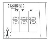 メゾンフォレの区画図