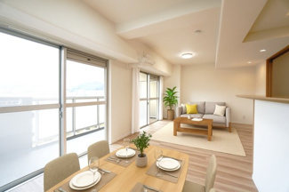 【居間・リビング】 | 【上質リノベ】サーパス沼田 | 【約15.9帖LDK】
デザインリフォームされた室内は
良い雰囲気になっております。
リノベーションで付加価値をプラスし、
ただの『住まい』ではなく『癒しのある空間』
に仕上がっております♪