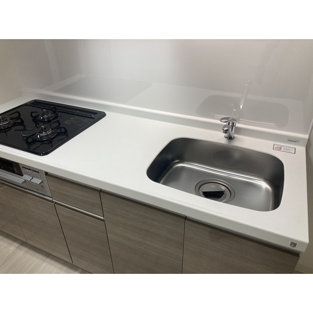 ITOハイツのキッチン|コンパクトなキッチンで掃除もラクラク