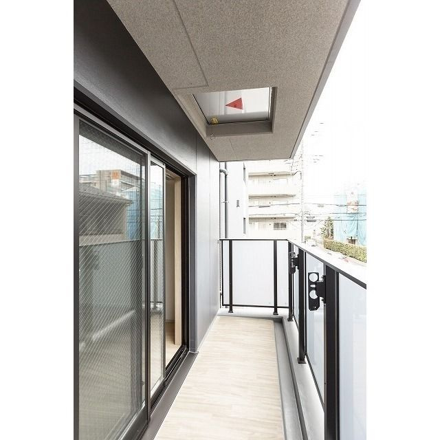 ディームス浦安のバルコニー