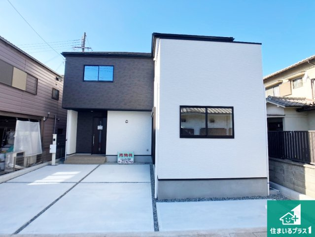 姫路市飾磨区今在家　第1期　新築一戸建ての外観|安心の10年保証！外観を美しく保ち、雨水で汚れを落とします！気になることがありましたら、お気軽にお問い合わせください！