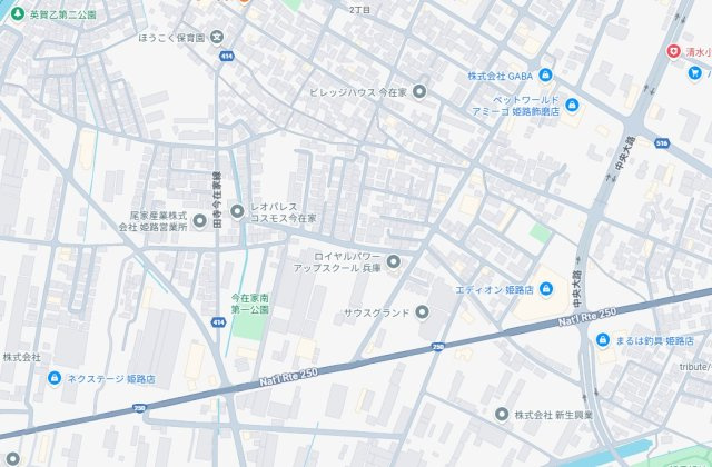 姫路市飾磨区今在家　第1期　新築一戸建ての地図