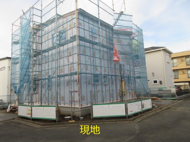 【仲介手数料無料】新築戸建　東松山市本町1-12-25（全1棟）の前面道路含む現地写真