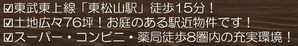 【仲介手数料無料】新築戸建　東松山市本町1-12-25（全1棟）の周辺