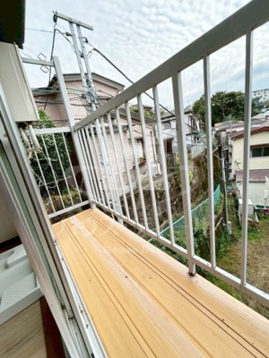 【バルコニー】 | 第ニ泉ハイツ | お洗濯にも便利なバルコニー付き