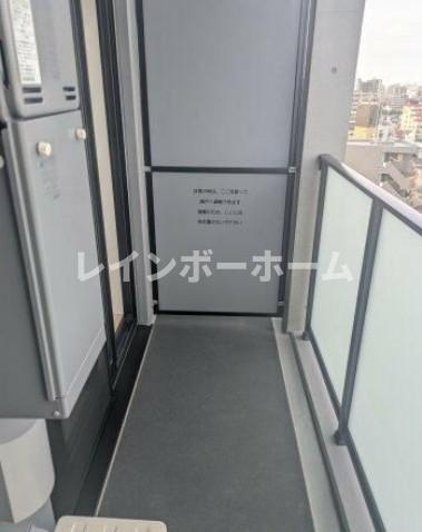 ジェノヴィア四ツ木のバルコニー