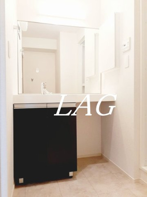 【洗面所】 | アウラ大和田 | 洗面台です。