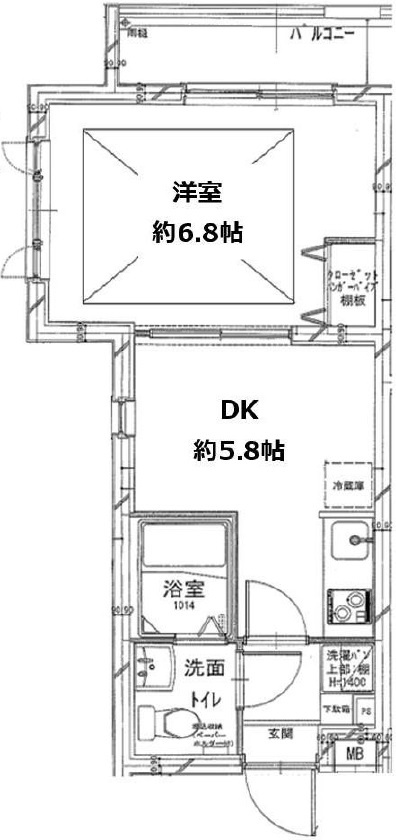 ピアコートTM武蔵関弐番館の間取り