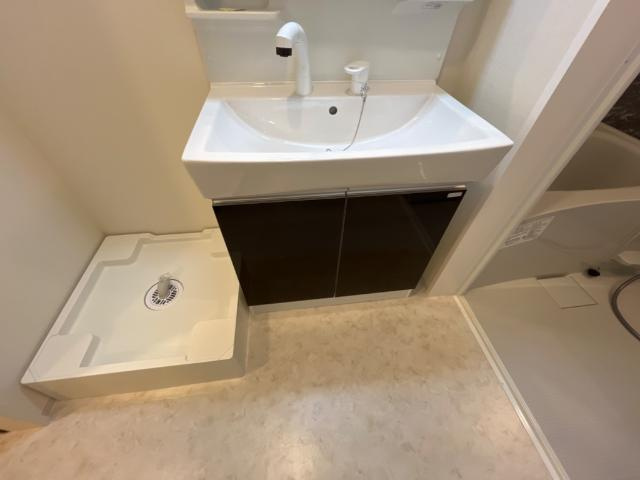 プランドール豊町の洗面所|洗髪洗面化粧台