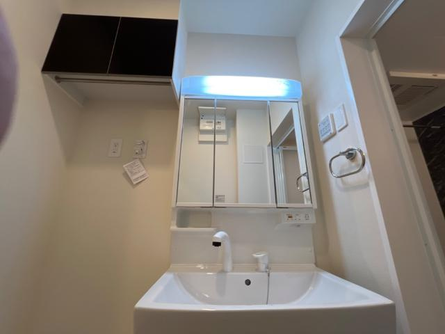 プランドール豊町の洗面所|洗髪洗面化粧台