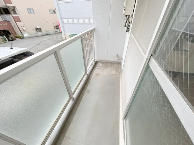 ハイライフ東生駒のバルコニー