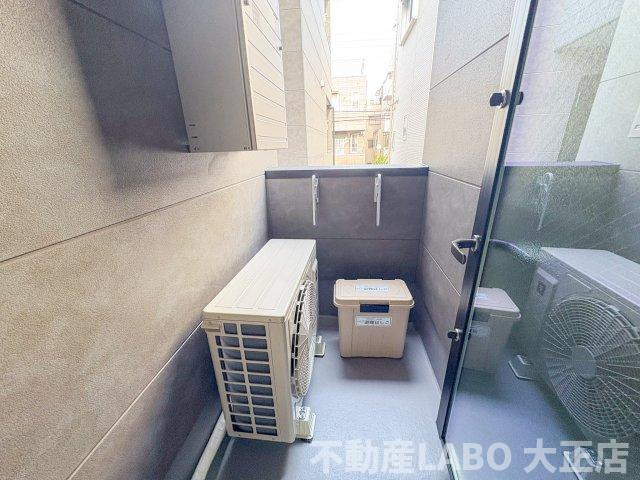 桜ハーモニーテラスのバルコニー