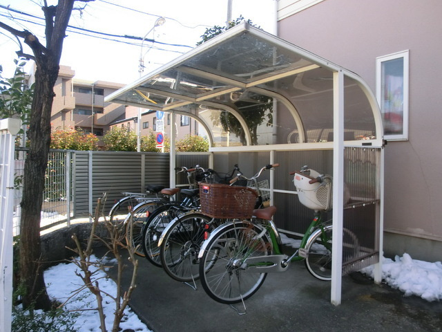 コーポ皆川のその他共用部分|自転車置き場あります。