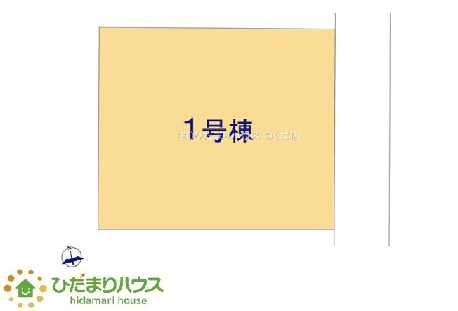 【区画図】 | 石岡市東光台第1　新築戸建　 | 駐車スペースが広く、車の出し入れしやすい。