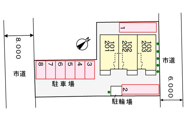 フレッサ・メゾンの区画図