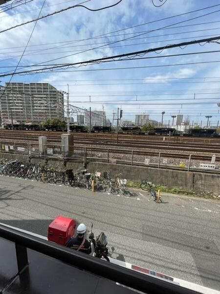 ドエル新小岩のバルコニー