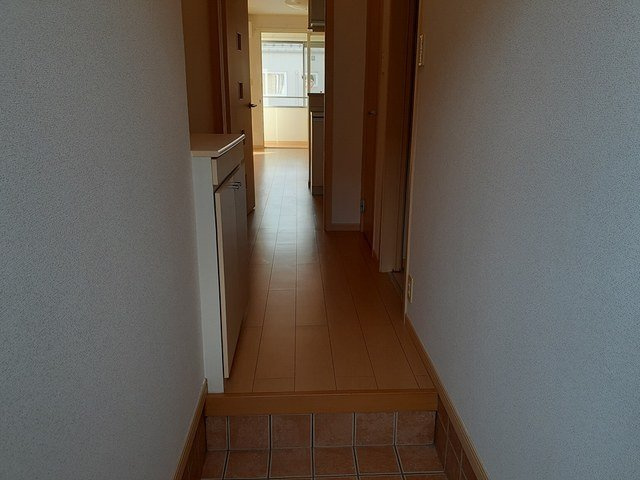 ヴィラモ－ドグリ－ンの玄関